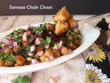 Samosa Chole Chaat