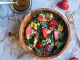 Strawberry Spinach Salad