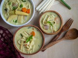 Thai Coconut Curry Vegetable Noodle Soup | Vegetarian Khao Soi | Instant Pot Noodle Soup