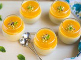 Vegan Mango Mousse with Coconut Milk Cream | Vegan Mango Desserts
