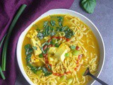 Vegan Miso Ramen Soup With Tofu