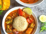 Vegan Thai Mango Curry With Cilantro And Cashews