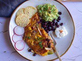 Vegetarian Enchilada Casserole | Enchilada Bake