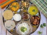Vegetarian Konkani Thali