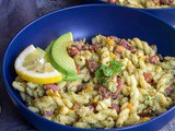 Vegetarian Taco Pasta Salad With Avocado Hemp Hearts Dressing