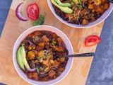 Vegetarian Zucchini Chili | Instant Pot Vegetarian Chili