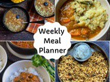 Weekly Meal Planner With Curries, Beans, & More