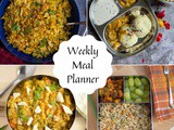 Weekly meal planner with simple and doable recipes