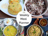 Weekly Meal Planner with Various Grain Options