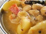 Aloo butter beans coconut curry i potato butter beans kurma