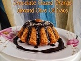 Chocolate glazed orange almond olive oil cake i vegan orange almond cake i christmas recipes