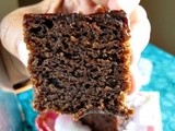 Dark dates choco cake - egg free butter free