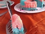 Egg-less color marble cake i egg-less bundt cake i corn starch cake - egg-less i christmas & new year recipes