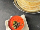 Raw tomato chutney i instant tomato chutney i side dish for idli/dosa