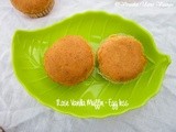 Rose vanilla muffins - egg free i egg less bakes
