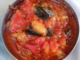 Tomato onion thokku i side dish for idli - dosa - chapathi i instant chutney