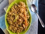 Vegetable biryani - coconut flavor i coconut milk vegetable biryani i rice varieties i biryani recipes