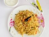 Vegetable vermicelli khicidi i semiya khicidi