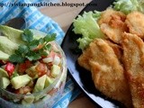 Avocado Mexican Salsa with Crispy Chicken