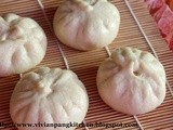 Char Siew Steamed Bun with Easy Char Siew Filling/Straingt Dough Method