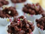 Chocolate Puffed Rice (No Baking)