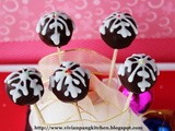 Chocolate Snowflake Cake Pops