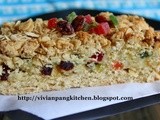 Cream Cheese Mixed Fruits Oatmeal Bar