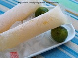 Lychee Calamansi Lime Ice Pops