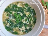 Moringa/Drumstick Leaves in Soya Bean Stock