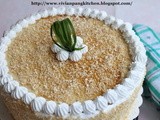 Palm Sugar Pandan Mousse Cake