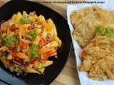 Pineapple Salad with Crispy Herbed Chicken Fillet