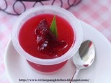 Roselle Konnyaku Jelly