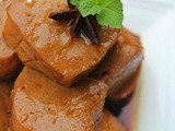 Soya Sauce Braised Firm Tofu/ Soya Sauce Braised Pork