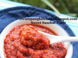 Sweet Sambal Paste (Without belacan)