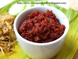 Sweet Sambal with Gula Melaka