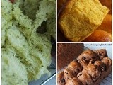Variety of Bread (Spinach,Chocolate and Goji)/ Straight Dough Method
