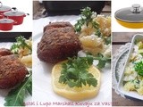 Ručak za 30 minuta!!-Oslić u korici od oraha i prezle i Topla salata sa Feta sirom i rukolom