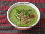 Allam kothimeera Pachadi - Ginger coriander chutney - Inji kothamalli Chutney