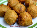 Aloo bonda recipe - batata vada - potato bonda