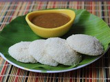 Andhra style idli with idli rava - idli with idli rava