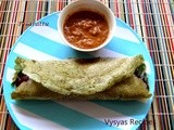 Andra Pesarattu  Recipe - Green Gram  Dosa -  Pesarattu With Allam Pachadi