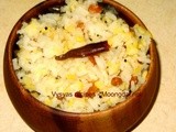 Arisi paruppu sadam  - Moong dal rice -  Pesarapappu rice