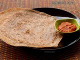 Brown Rice Dosa - Crispy Brown Rice Dosa