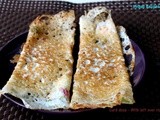 Curd Dosa - With Left over rice - Majjiga attu -Thayir Dosa