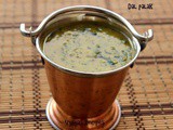 Dal Palak(with Moong dal) - Spinach Dal - Palakura pappu