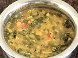 Drumstick leaves dal - munagaku pappu