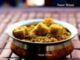 Easy Paneer Biriyani (Pressure Cooker) - Paneer Biriyani