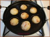 Gunta ponganalu -With left Over rice - Paniyaram -Guliappa