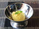 Home Made Mango Icecream - Easy Mango Icecream