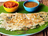 Instant Onion Rava Dosa Recipe - Crispy Onion Rave Dose